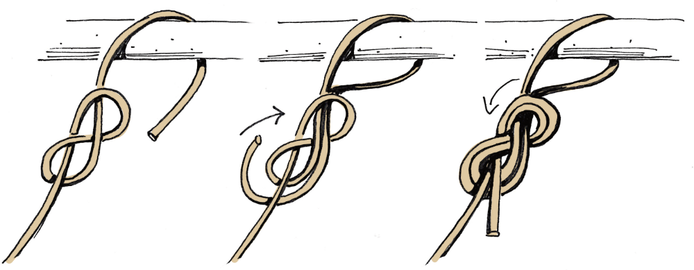 Flamsk knob med løkke