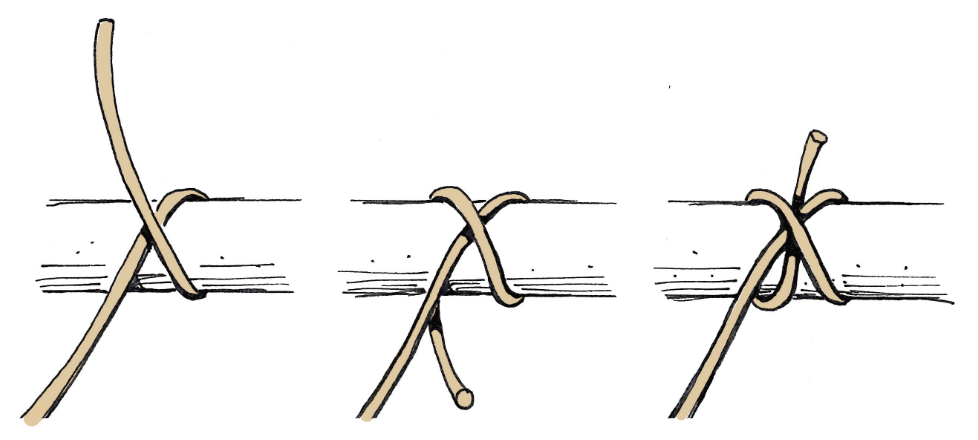 Krydset dobbelt halvstik